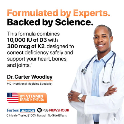 [First Order One-Time Bonus] FREE Vitamin D3 & K2